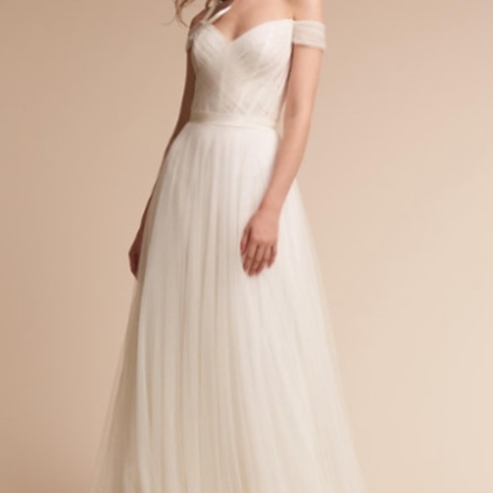 BHLDN Heston Size 10 WToo by Waters Wedding Dress